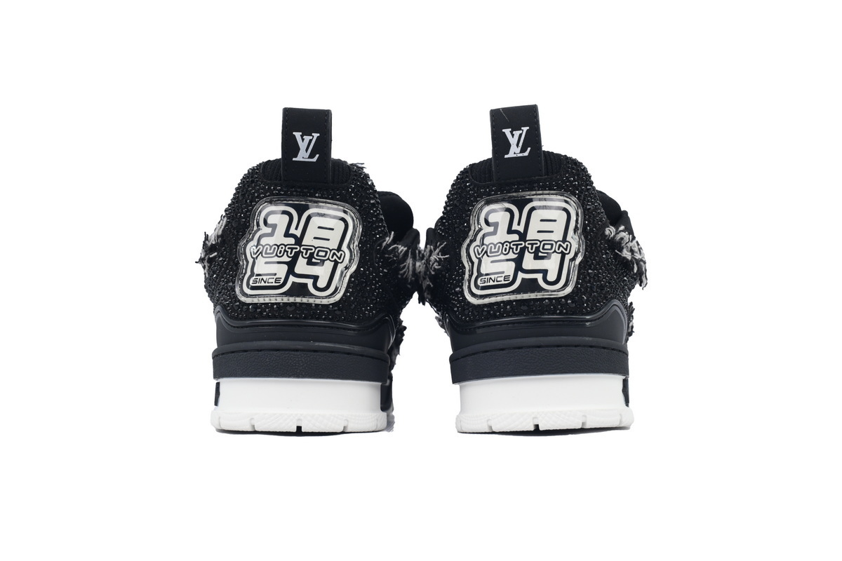 LOUIS VUITTON Skate Horse hair Black Diamond
