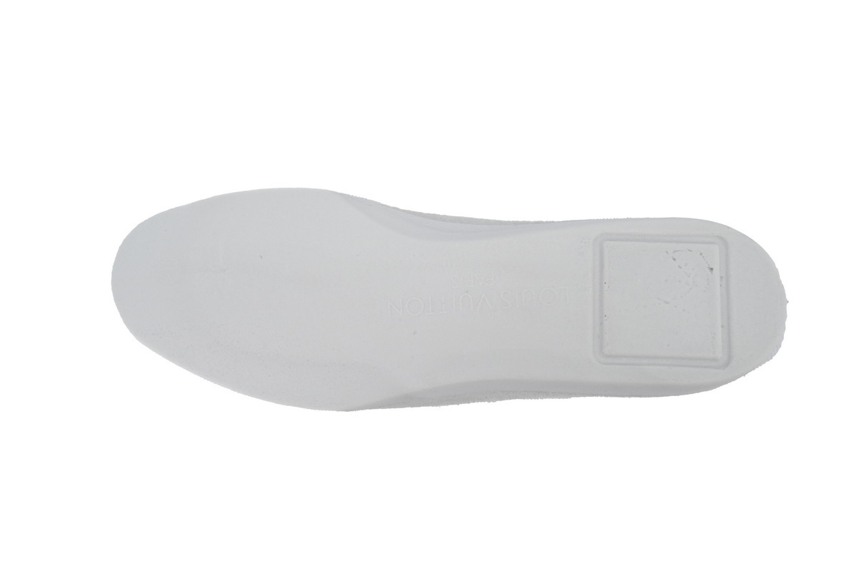 LOUIS VUITTON Skate Horse Hair Gray White Diamond