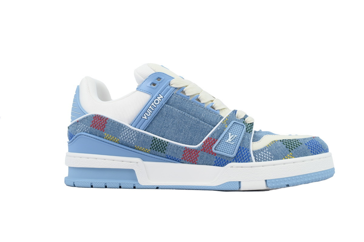 Louis Vuitton Light Blue Grid