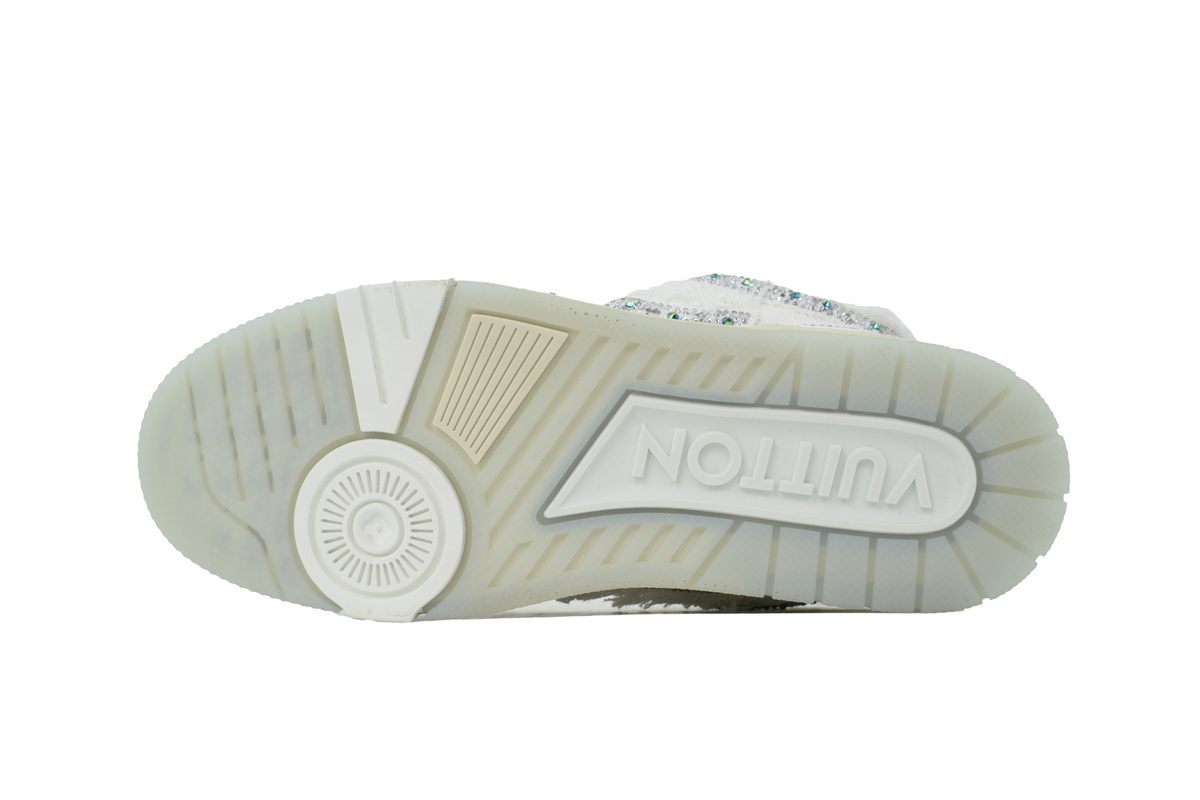 LOUIS VUITTON Silver White Diamond
