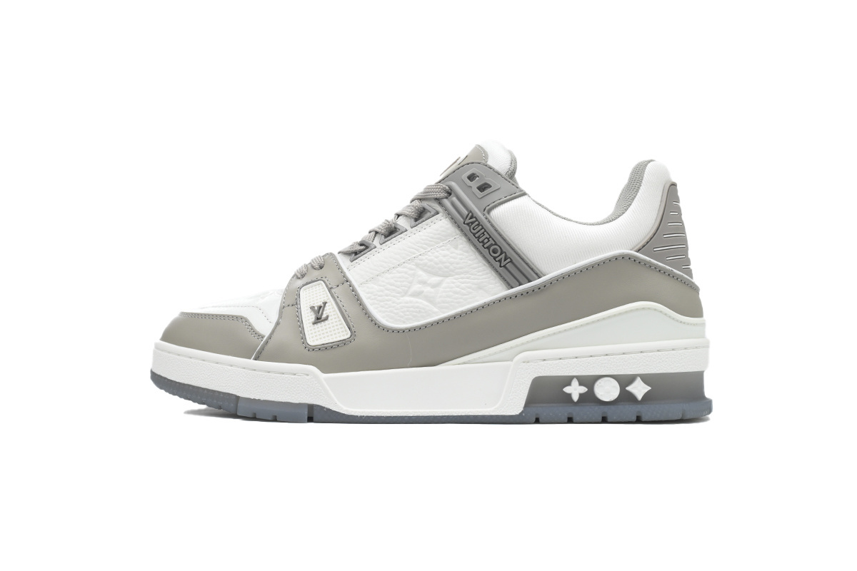 Louis Vuitton Trainer Grey White