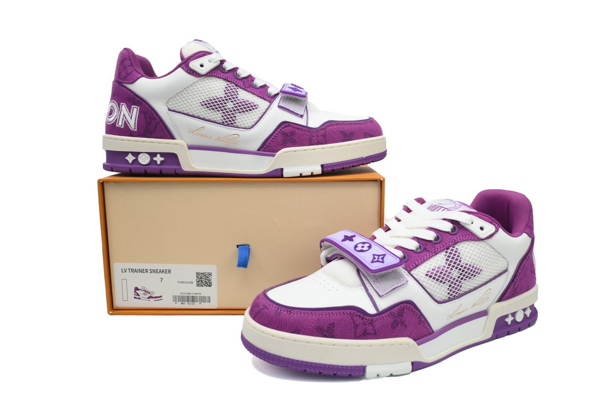 Louis Vuitton Trainer Purple