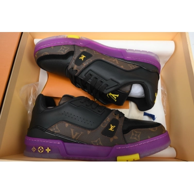 Louis Vuitton Trainer White Orange 02