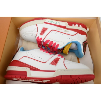 LOUIS VUITTON Trainer Yellow Blue 02