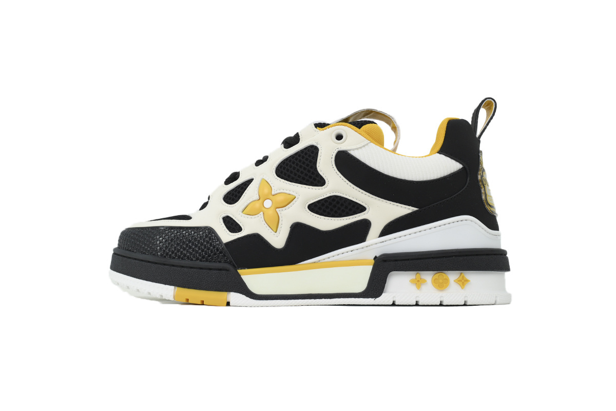 LOUIS VUITTON White Black Yellow