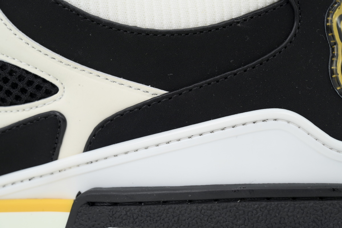 LOUIS VUITTON White Black Yellow