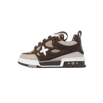 LOUIS VUITTON White Brown 01