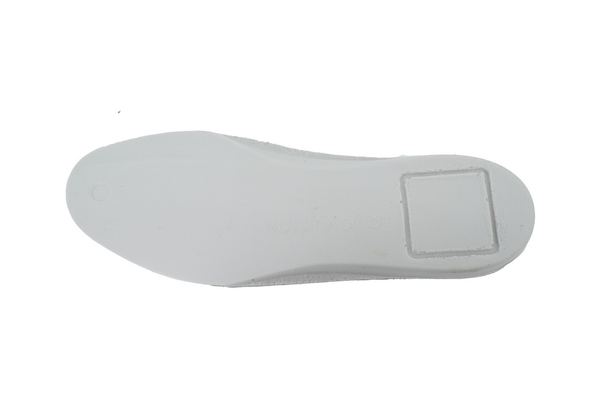 LOUIS VUITTON White Brown Diamond Surface