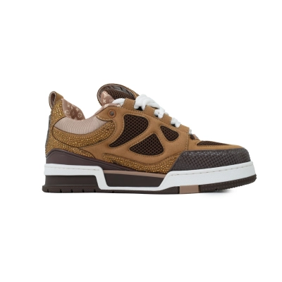 LOUIS VUITTON White Brown Diamond Surface 02