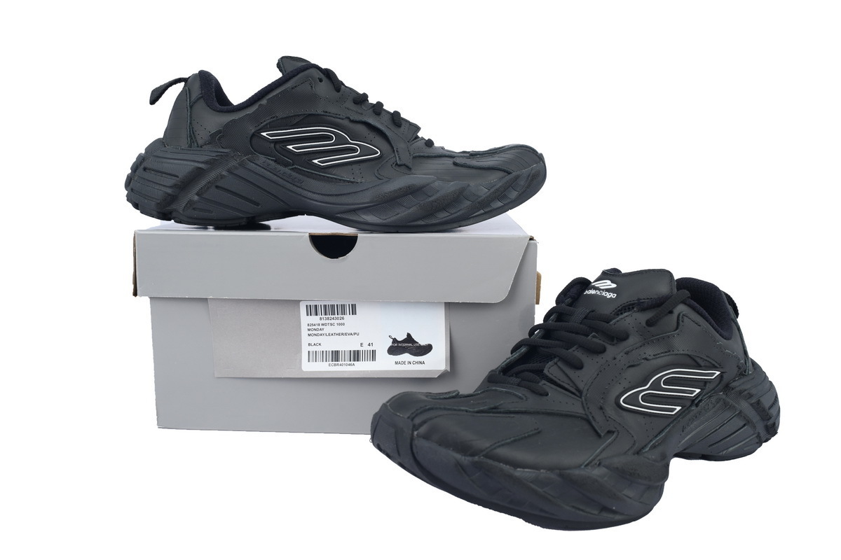 Balenciaga Monday Sneaker Black 825418 WDTSC 1000