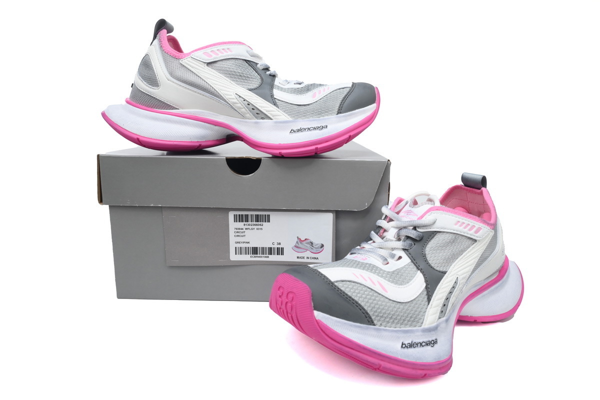Balenciaga Circuit Grey Red3 793944 WFLGY 0315