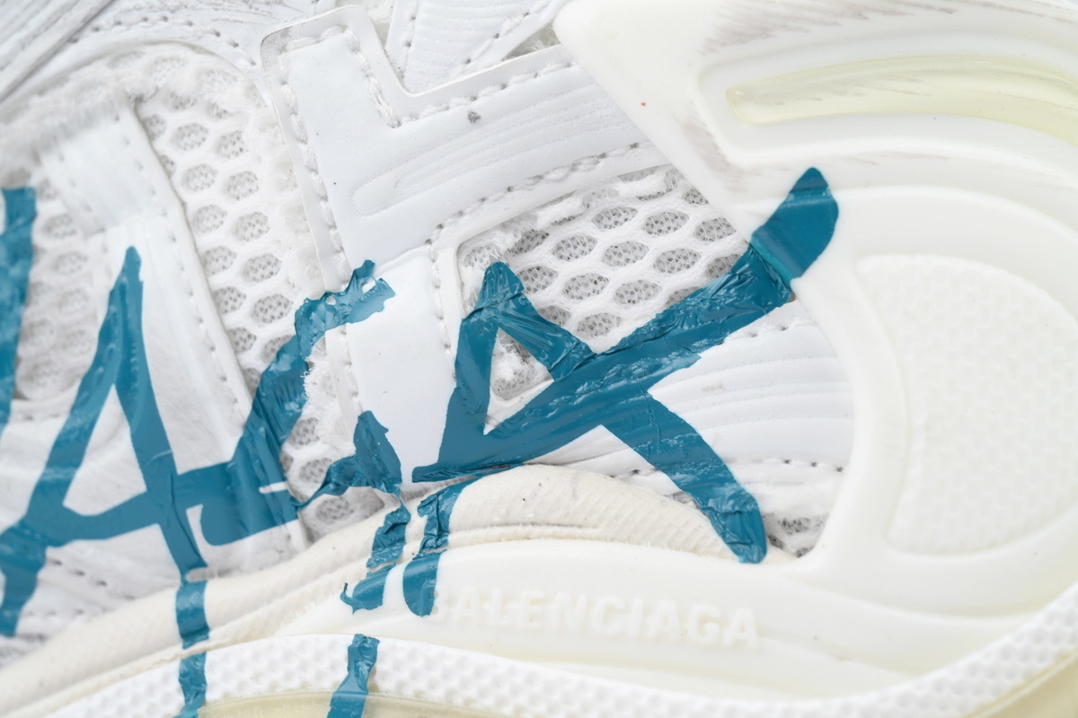 Balenciaga Runner Graffiti - White Blue 772774 W3RBQ 9040