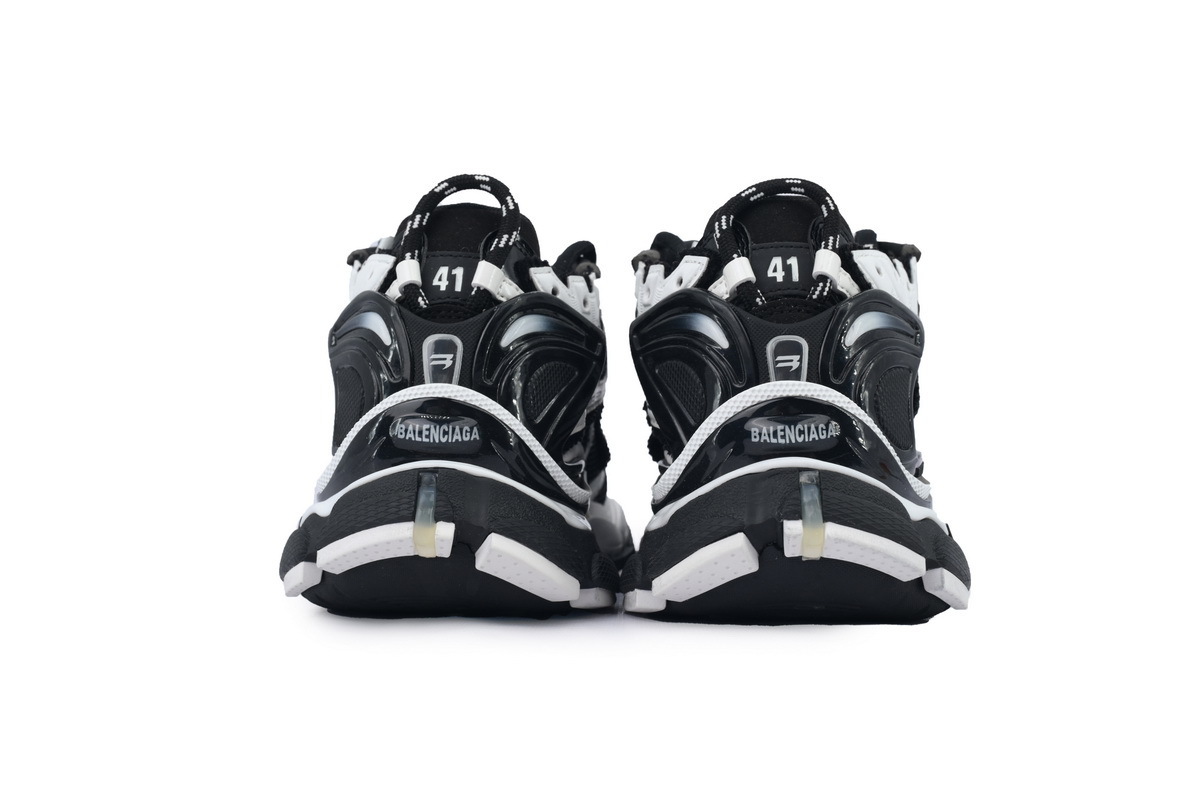 Balenciaga Runner White Black 772774 W3RMU 9010