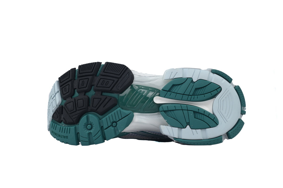 Balenciaga Runner White Green Blue 772774 W3RMU 0623