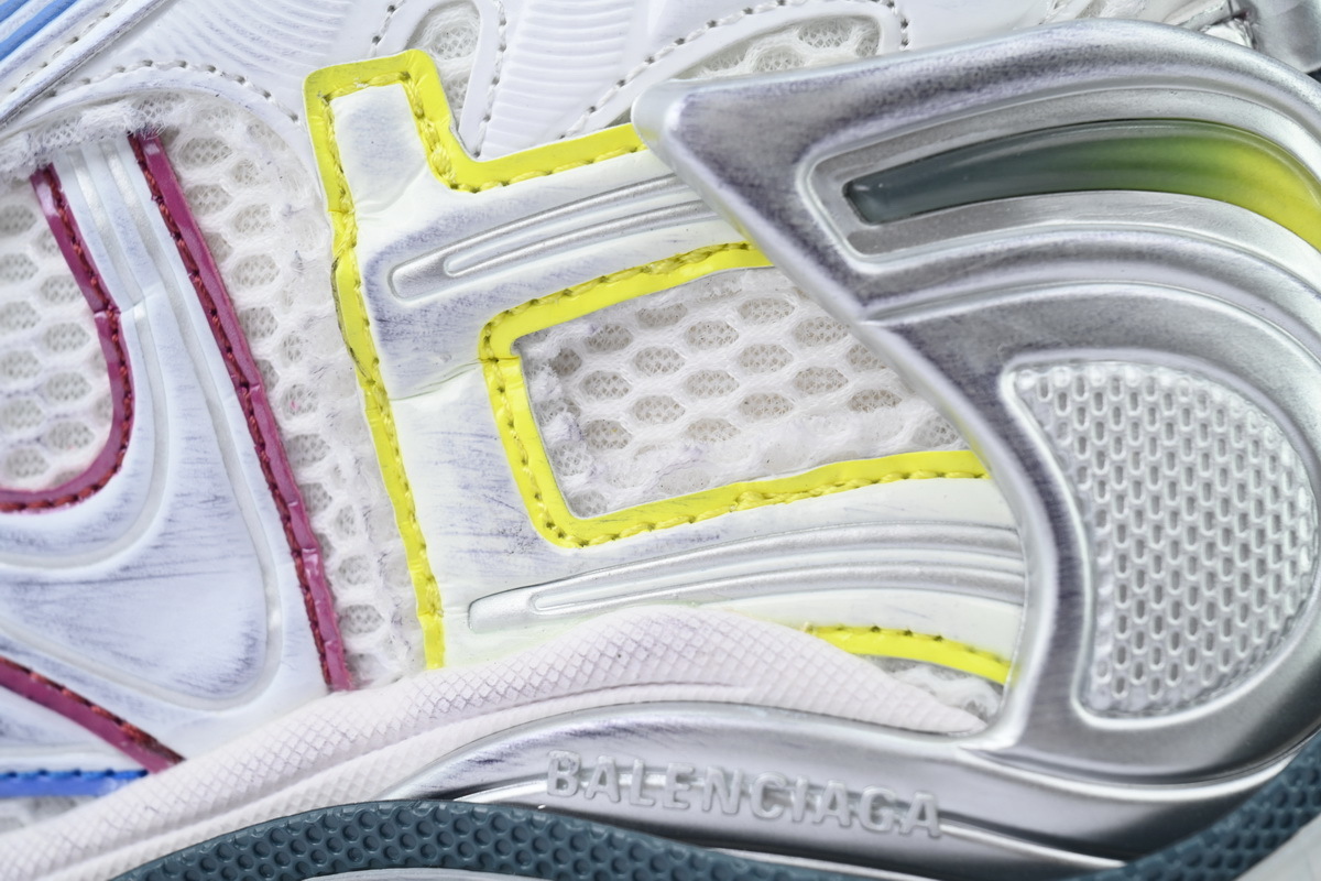 Balenciaga Runner White Purple Blue 772767 W3RMU 9547