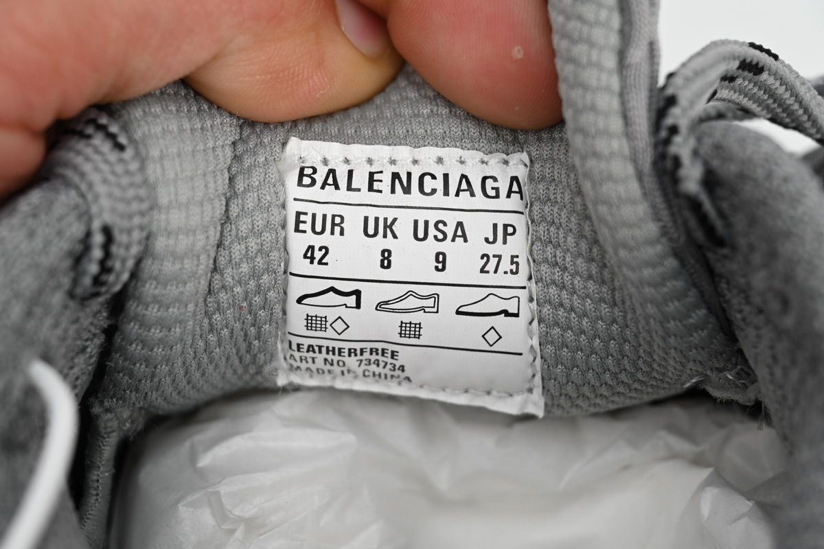 Balenciaga 3XL Silver Grey 542229 W1RB5 1210