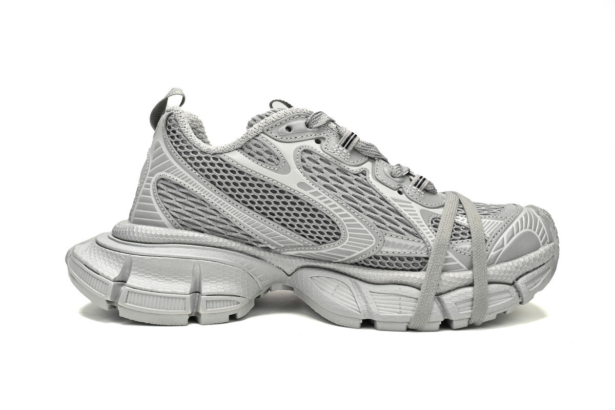 Balenciaga 3XL Silver Light Gray 734731 W3XLR 1281