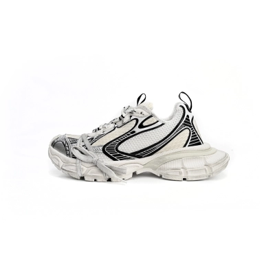 Balenciaga 3XL Silver Rice White Black 542229 W1RB5 0352 01