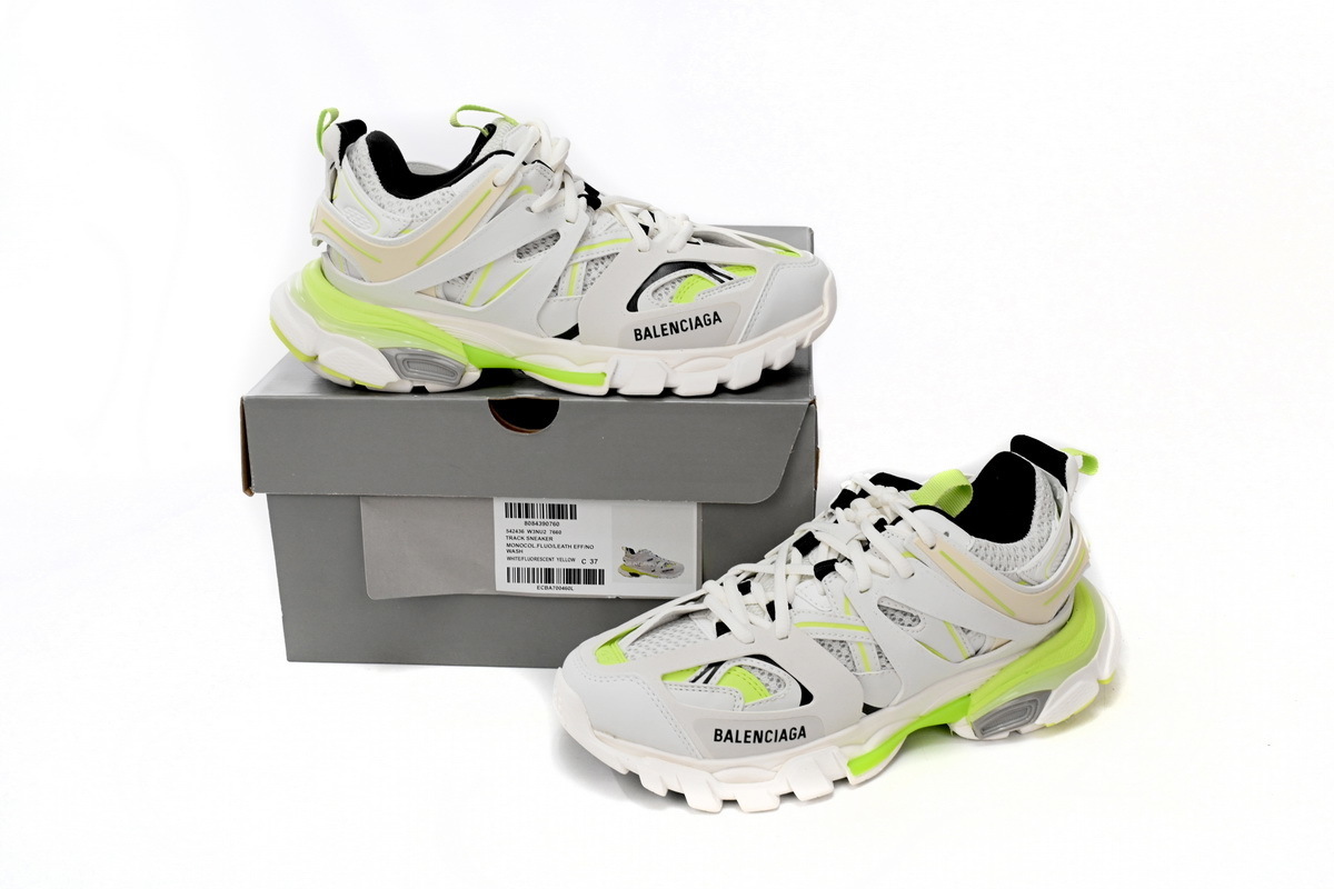Balenciaga Tess S. White Fluorescence 542436 W3NU2 7660