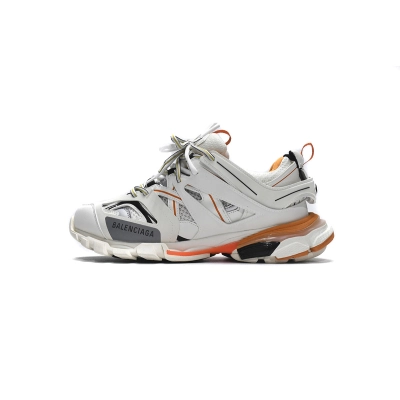 Balenciaga Track White Orange Black 542436 W1GB1 9059 Without LED 01