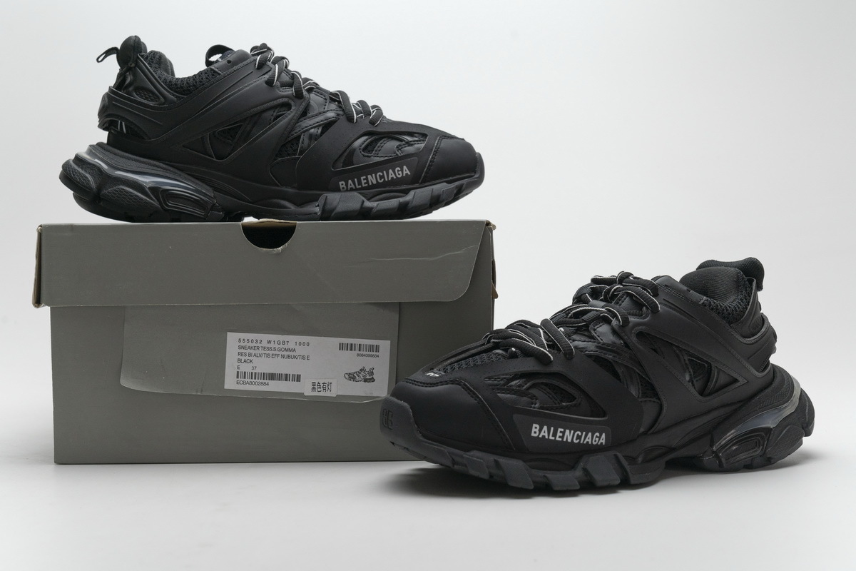 Balenciaga Track LED Black 555032 W1GB7 1000