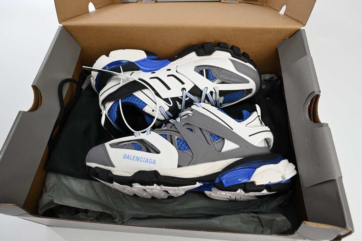 Balenciaga Tess S.Black Black Grey White Blue 542436 W3SR6 2501