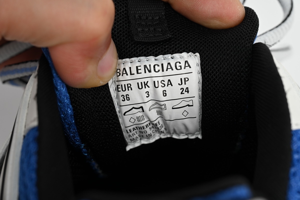Balenciaga Tess S.Black Black Grey White Blue 542436 W3SR6 2501