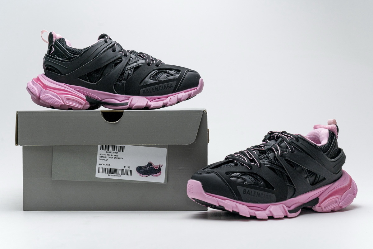 Balenciaga Tess S.Black Pink 542436 W2LA1 4800