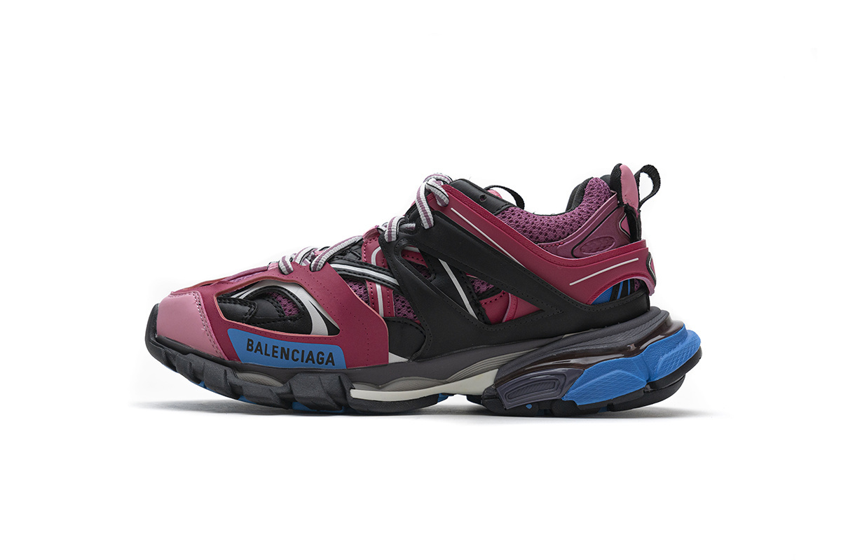 Balenciaga Track Black Purplish Red 542436 W1GB7 5482