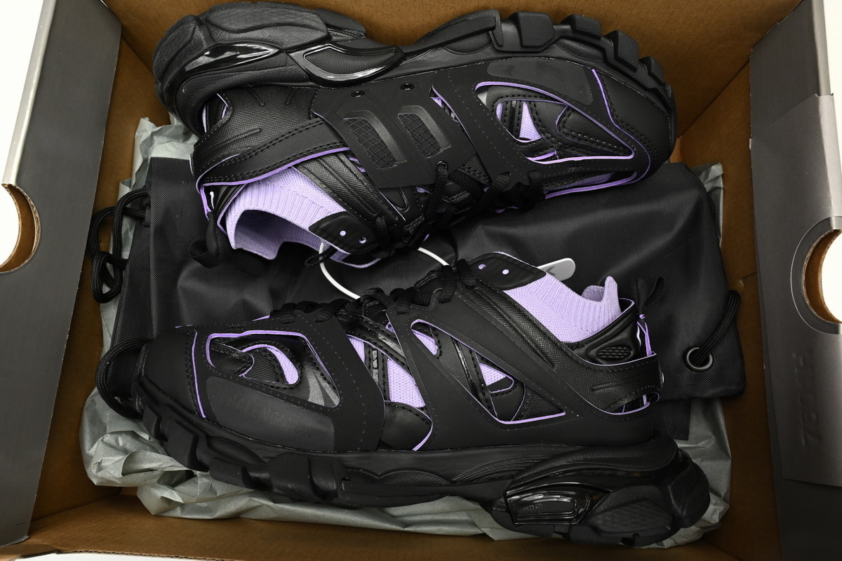 Balenciaga Tess S.Black Rice Black Purple 736328 W3SKC 1058