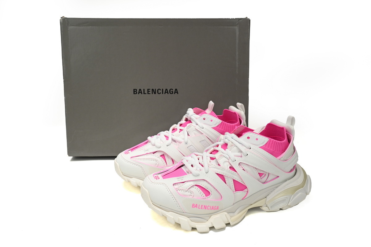 Balenciaga Tess S.Black Rice Pink White 736328 W3SKC 9055