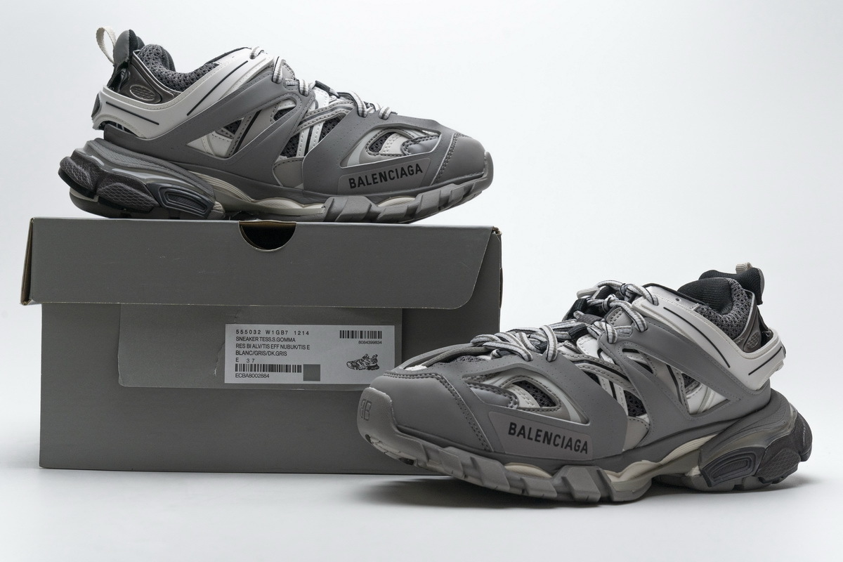 Balenciaga Track LeD Grey 555032 W1GB7 1214