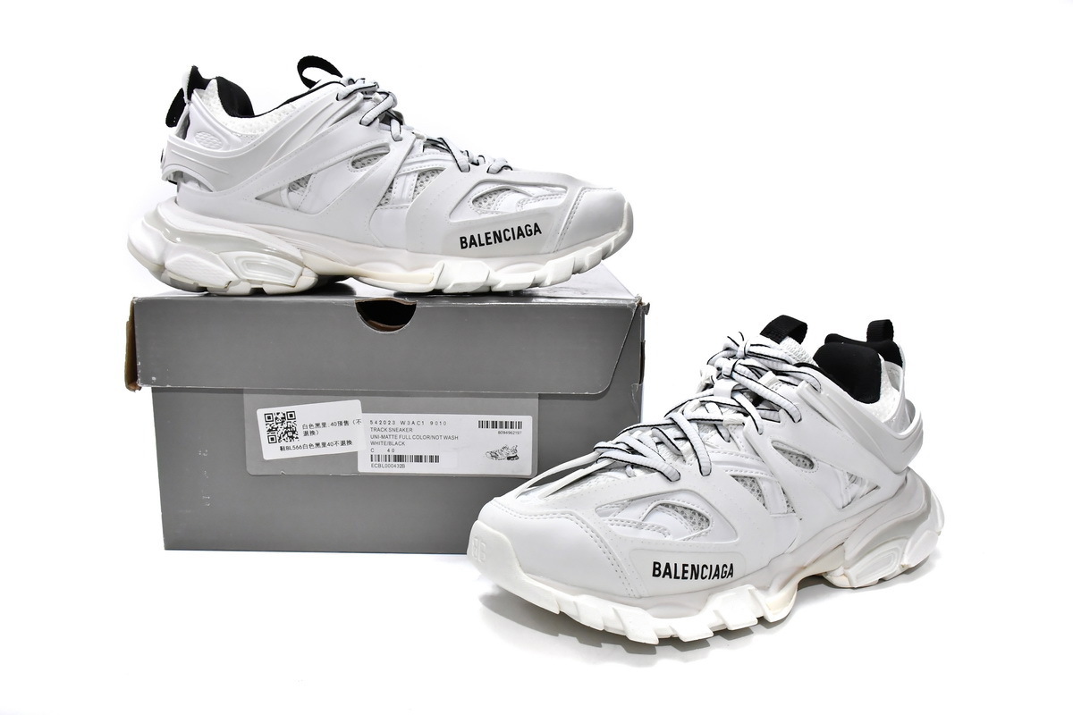 Balenciaga Track Led White Black  542023 W3AC1 9010