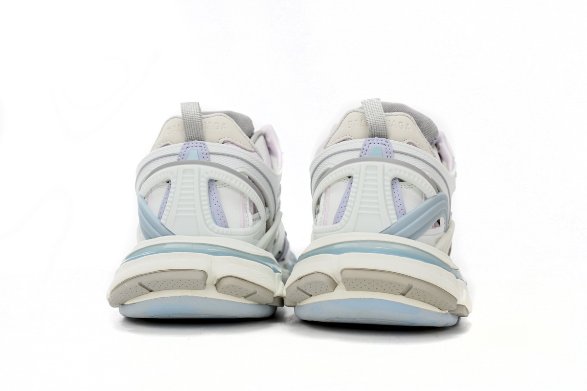 Balenciaga Track 2 Sneaker Military Black Pale White Purple 568615 W2GN3 9045