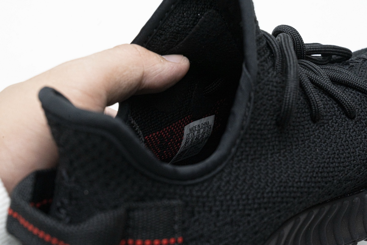 Adidas Yeezy Boost 350 V2 Black/Red Real Boost CP9652