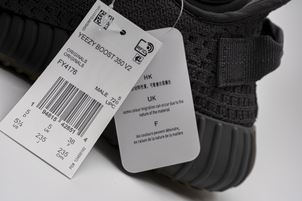adidas Yeezy Boost 350 V2 Cinder Reflective Real Boost FY4176