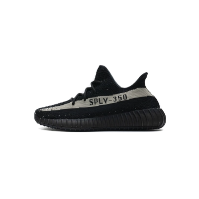Adidas Yeezy Boost 350 V2 Core Black/White Real Boost BY1604 01