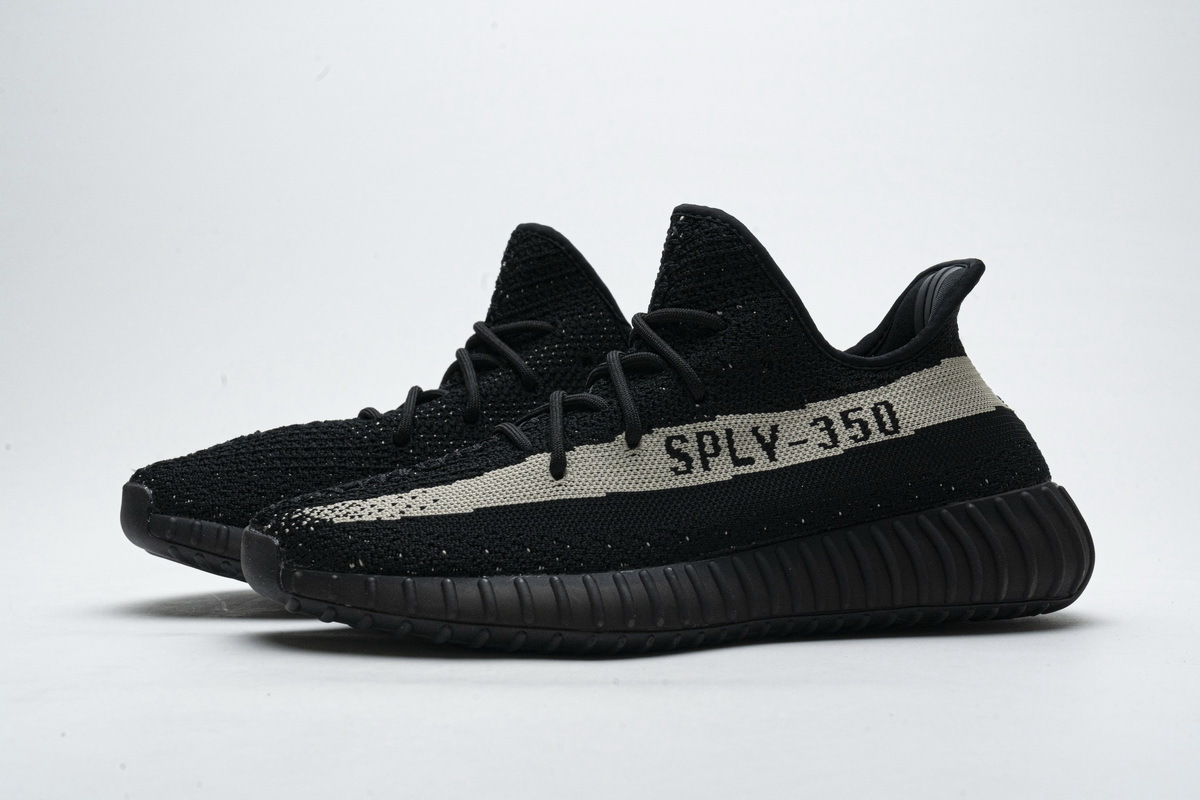 Adidas Yeezy Boost 350 V2 Core Black/White Real Boost BY1604