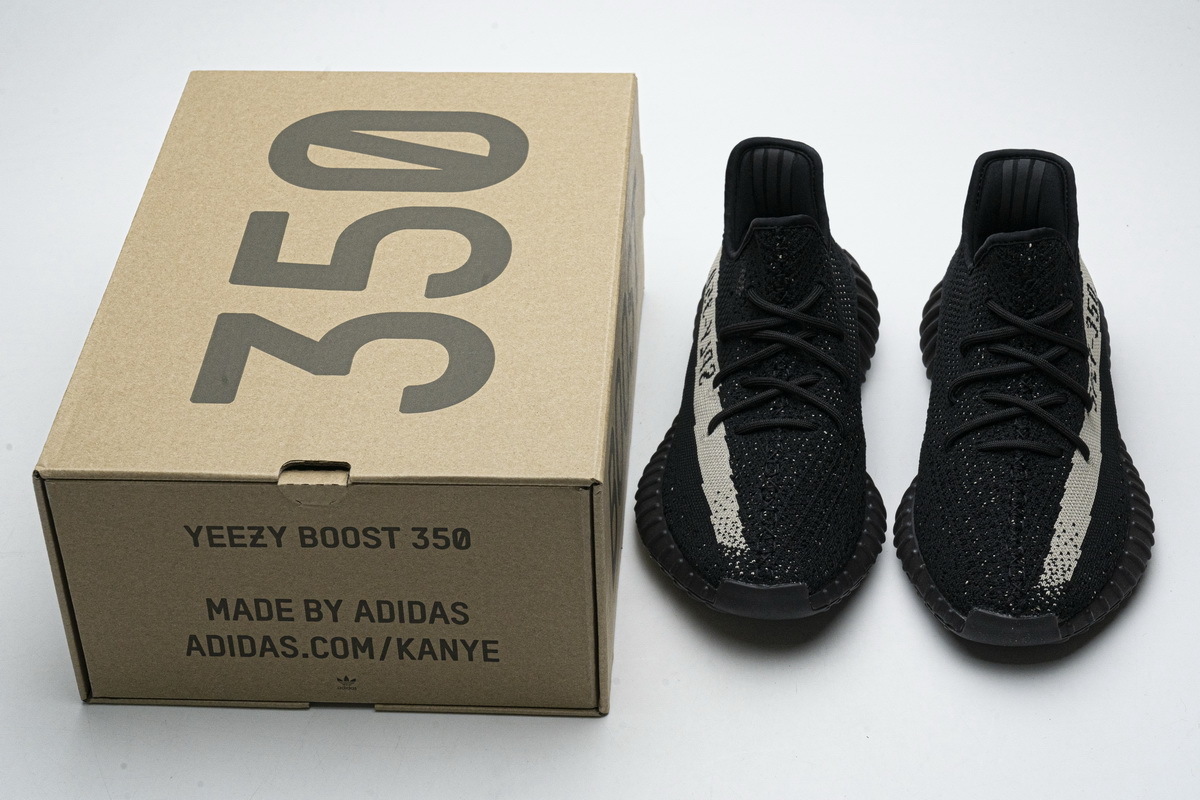Adidas Yeezy Boost 350 V2 Core Black/White Real Boost BY1604