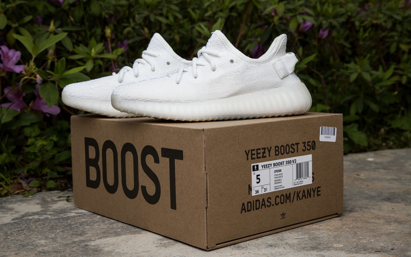Adidas Yeezy Boost 350 V2 Cream White Real Boost CP9366