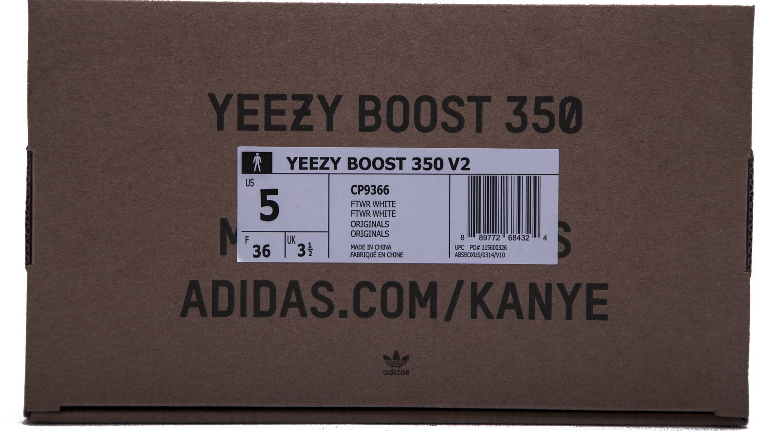 Adidas Yeezy Boost 350 V2 Cream White Real Boost CP9366