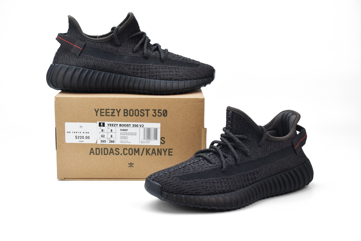Adidas Yeezy Boost 350 V2 Static Black Reflective FU9007