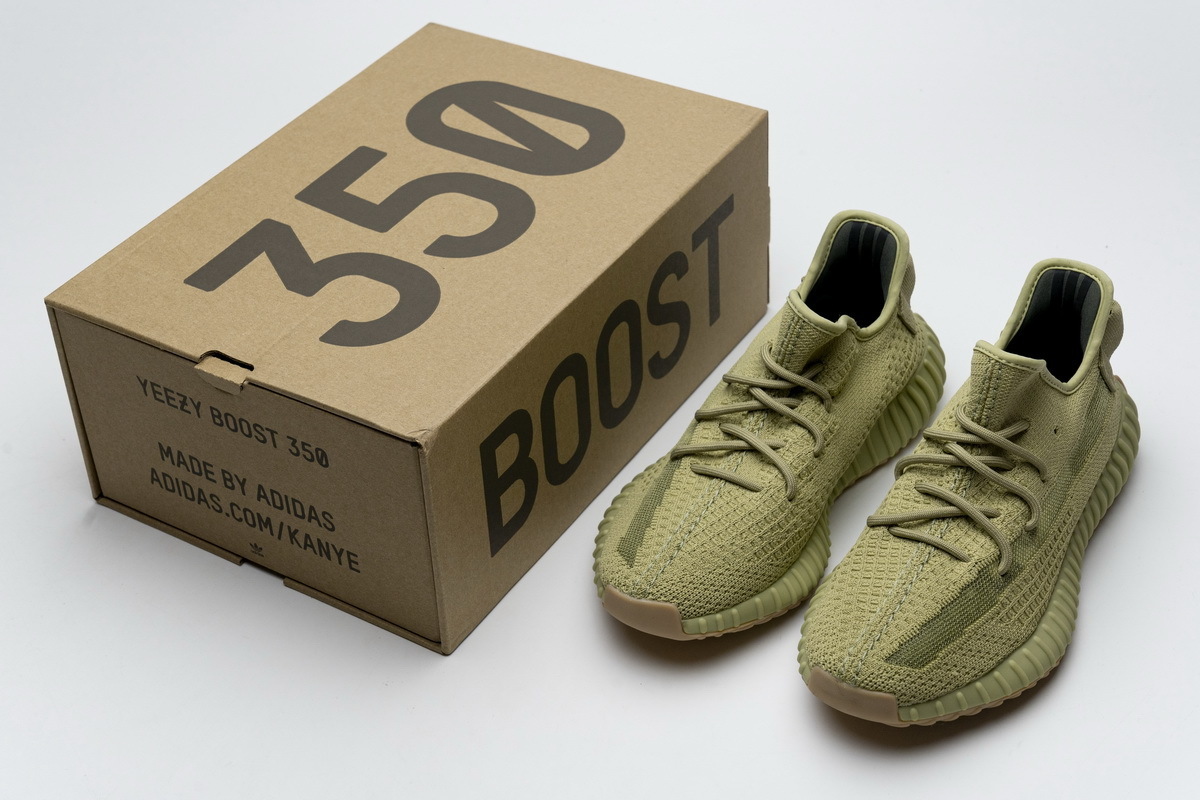 adidas Yeezy Boost 350 V2"Sulfur" Real Boost FY5346