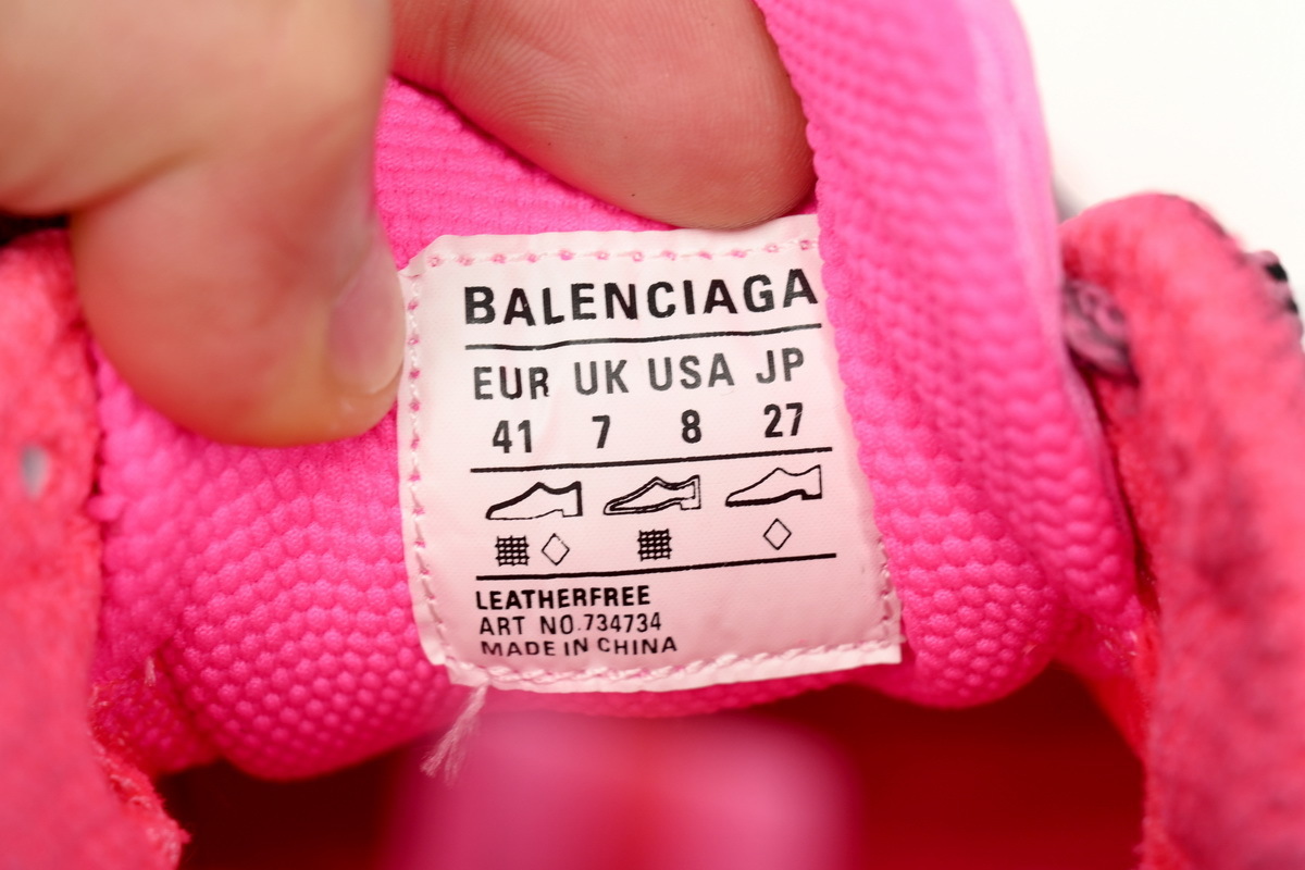 Balenciaga 3XL Black And White Pink 734734 W3XL6 5050