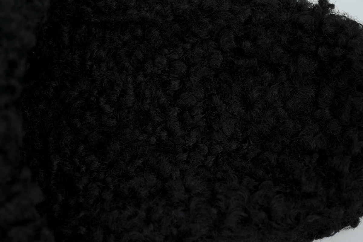 Balenciaga Furry Black Coke Label 698525 W1N31 0964