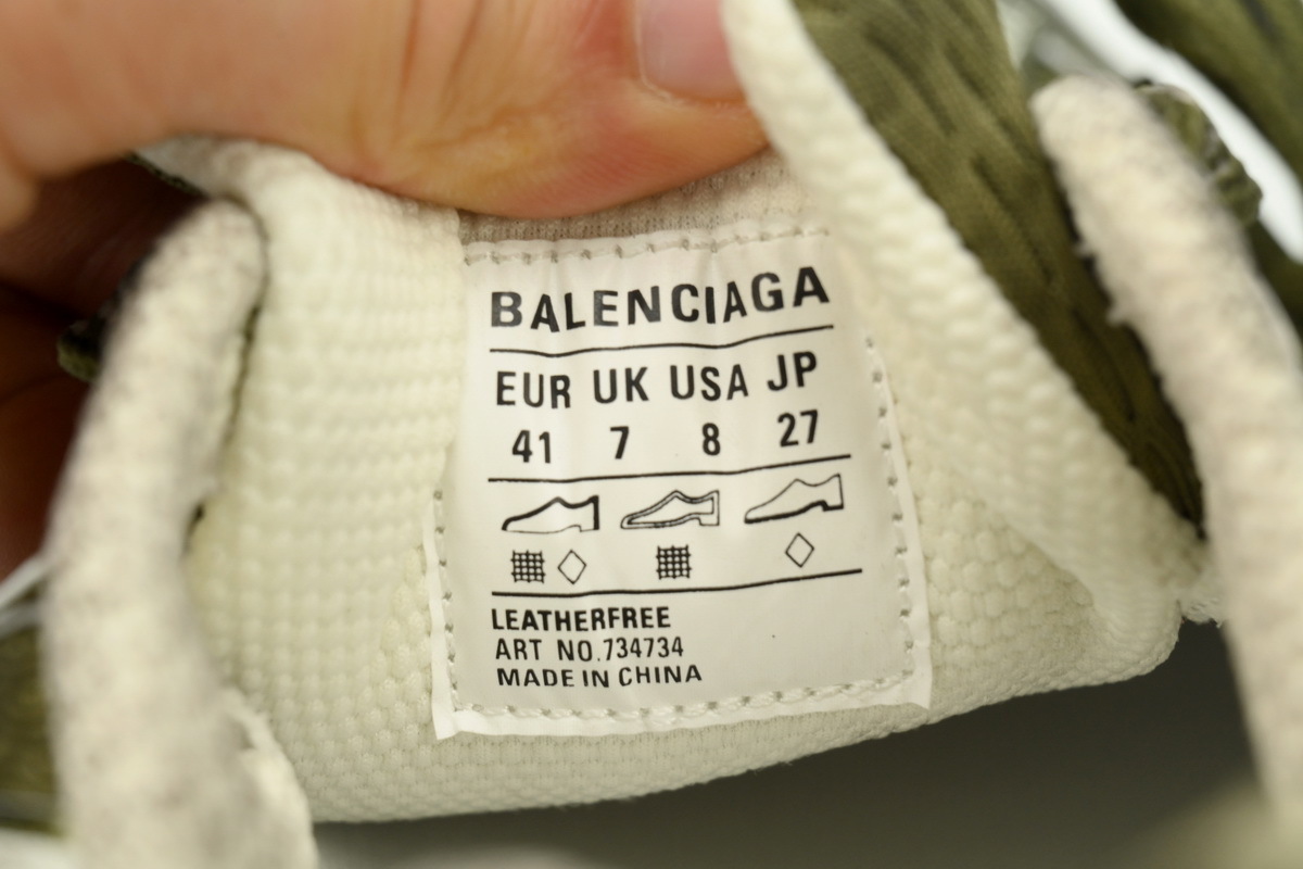 Balenciaga Black Military Green 734734 W3XL6 7019