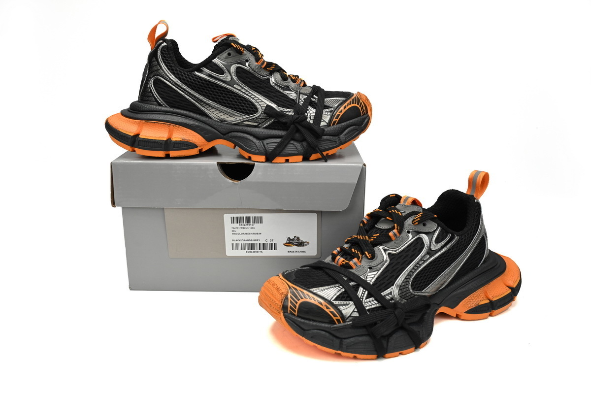 Balenciaga 3XL Black Orange 734734 W3XL3 1178