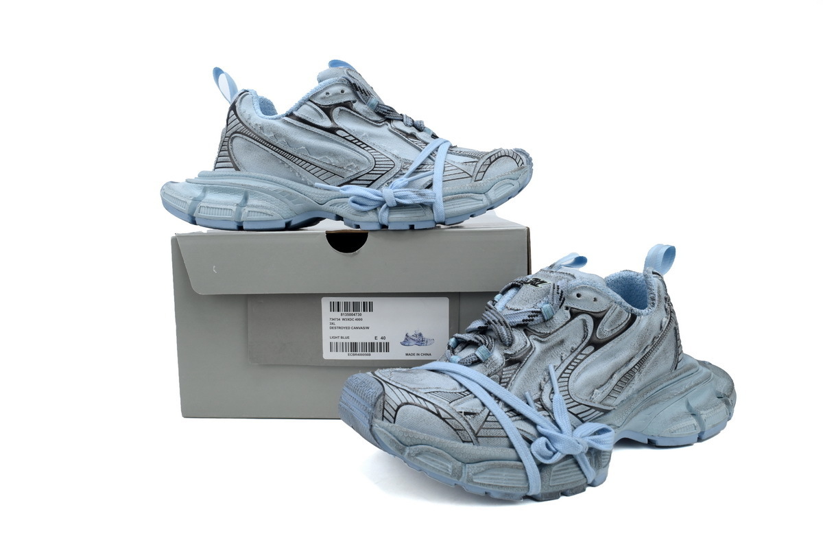 Balenciaga Canvas Blue 734731 W3XDC 4000