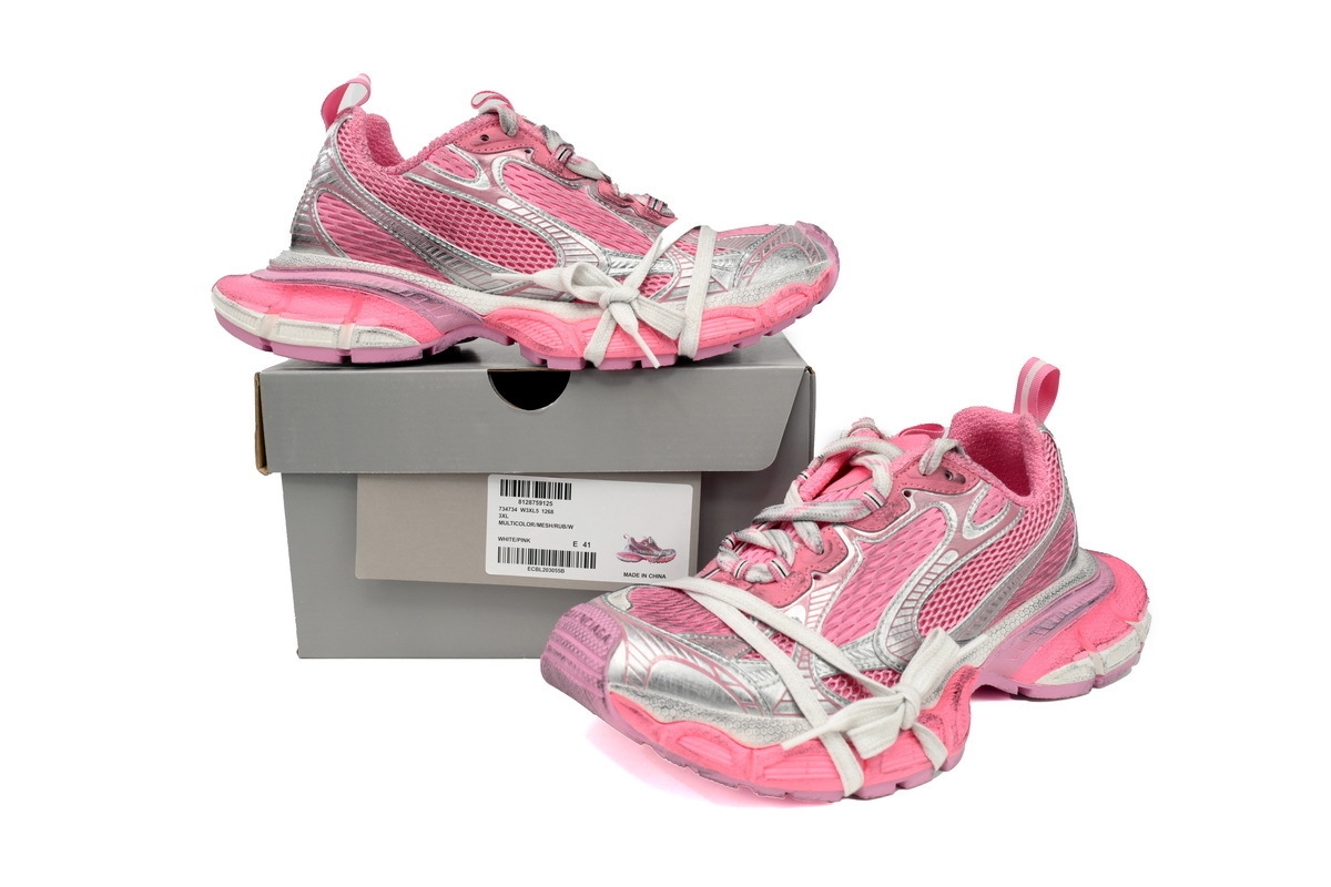 Balenciaga Pink White 734734 W3XL5 1268