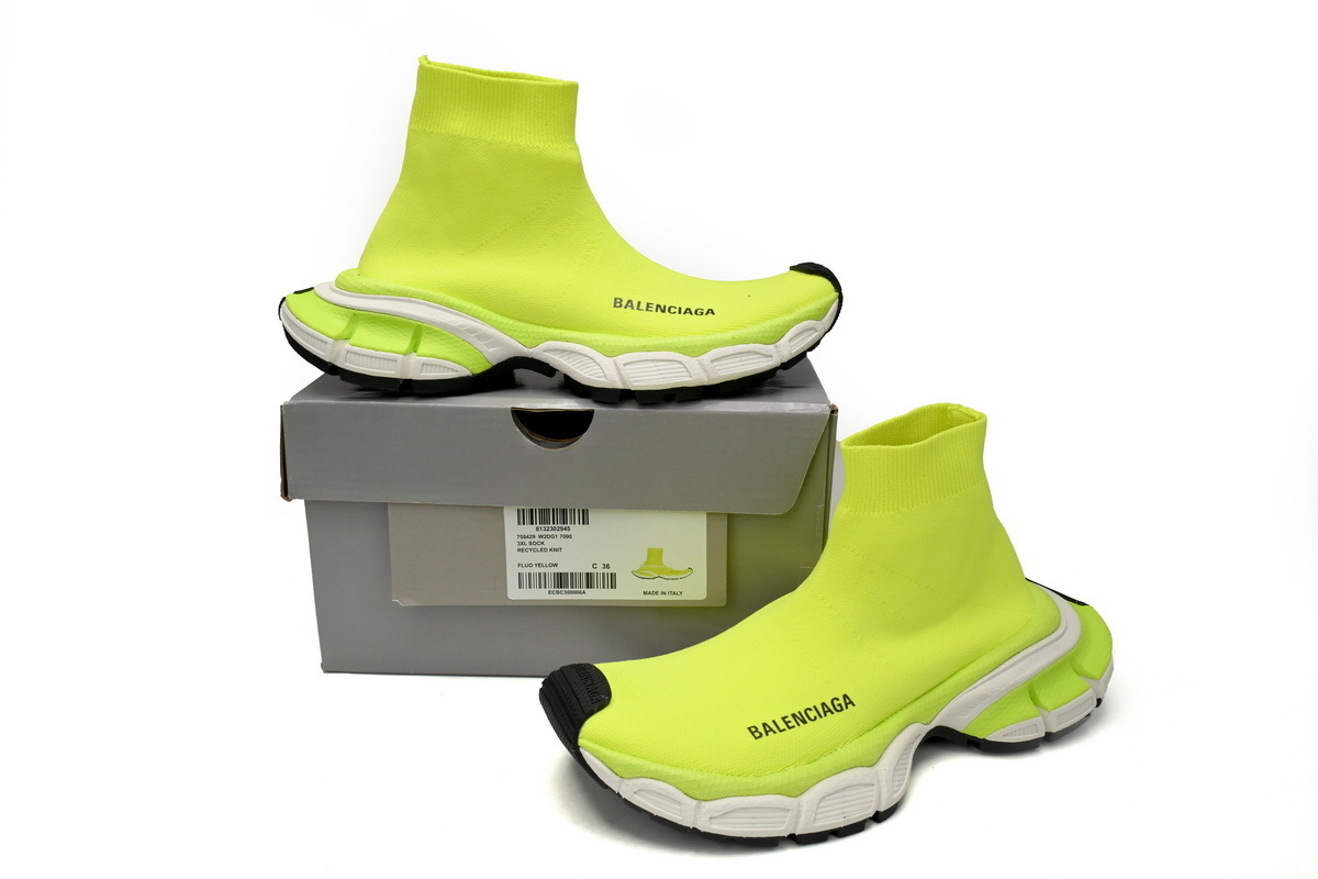 Balenciaga Purple Black Fluorescent Green 758429 W2DG1 7090